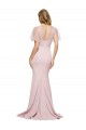 Discount Short Sleeves Mauve Low Back Sheath One Shoulder Prom Dress Canada