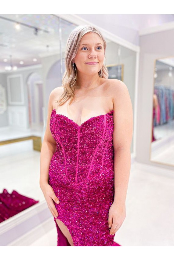 Discount Sleeveless Sheath Sweetheart Prom Dress Canada