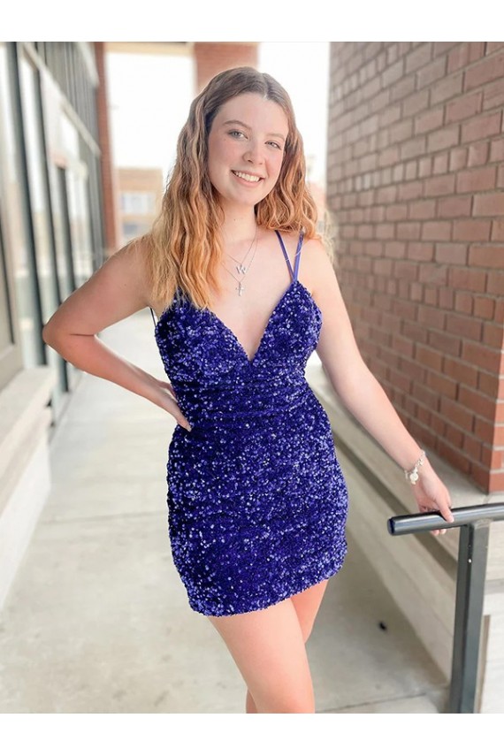 Discount Sleeveless Sheath V-Neck Cocktail Prom Dress Canada