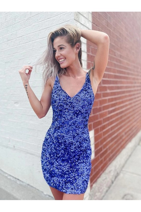 Discount Sleeveless Sheath V-Neck Prom Dresses Canada
