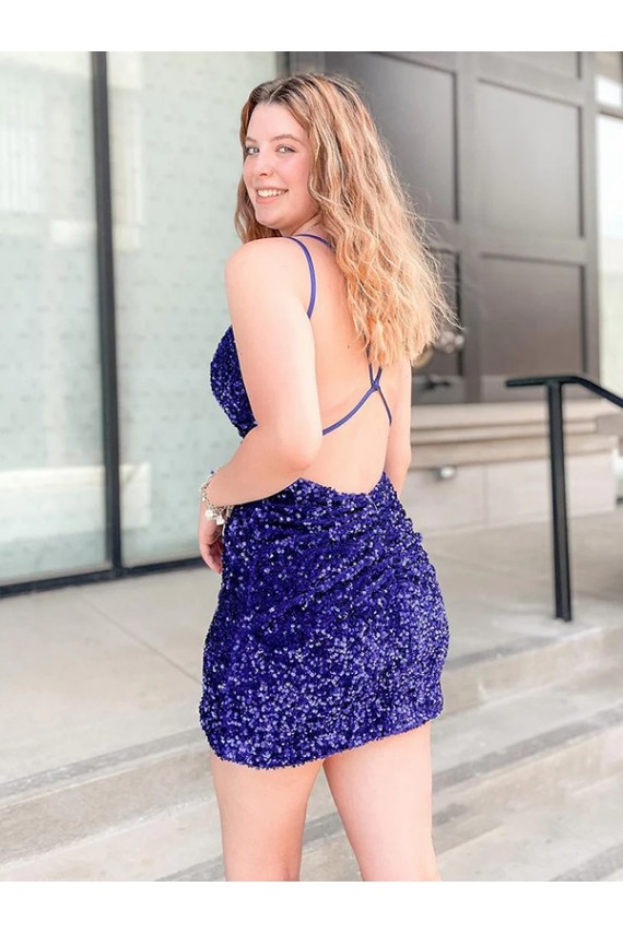 Discount Sleeveless Sheath V-Neck Cocktail Prom Dress Canada