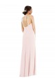 Discount Sleeveless Pink Low Back Trumpet Halter Neck Prom Dress Canada