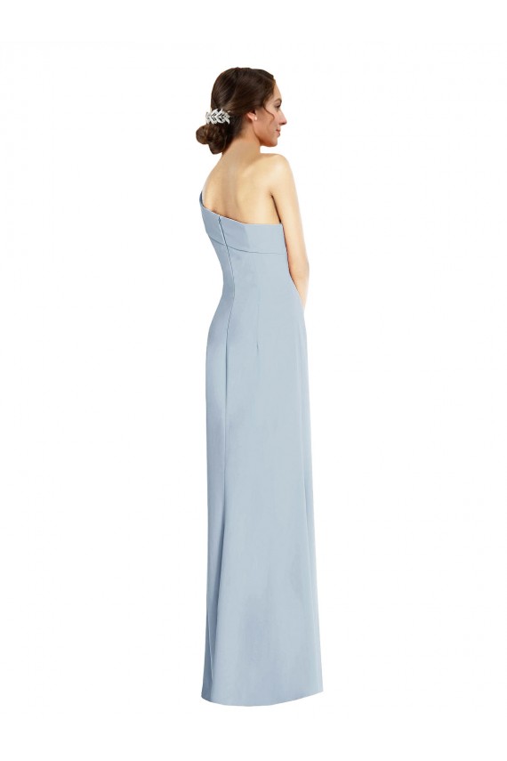 Discount Sleeveless Light Sky Blue Trumpet Off the Shoulder Prom Dress Canada