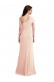 Discount Cap Sleeves Nude Trumpet One Shoulder Prom Dress Canada