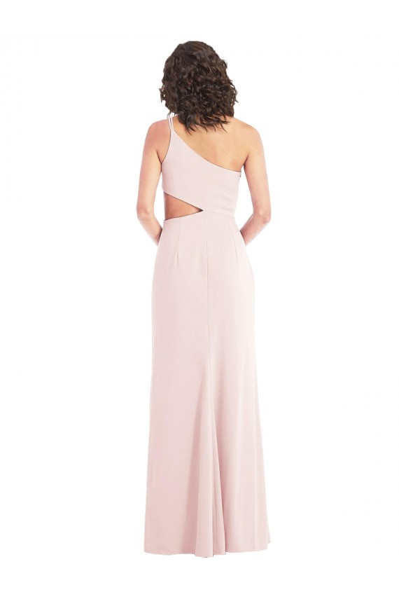 Discount Sleeveless Pink Trumpet One Shoulder Prom Dress Canada