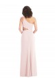 Discount Sleeveless Pink Trumpet One Shoulder Prom Dress Canada