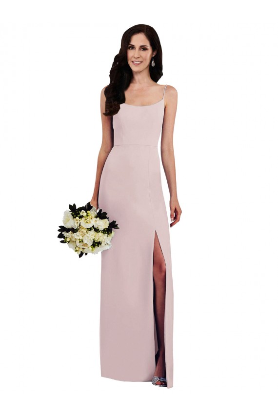 Discount Sleeveless V-Back Trumpet Spaghetti Straps Prom Dress Canada