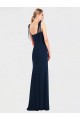 Discount Sleeveless Dark Navy Low Back Trumpet Spaghetti Straps Prom Dress Canada
