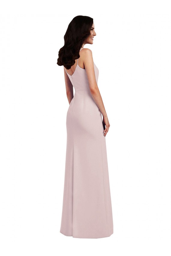 Discount Sleeveless V-Back Trumpet Spaghetti Straps Prom Dress Canada