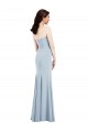 Discount Sleeveless Light Sky Blue Low Back Trumpet V-Neck Prom Dress Canada