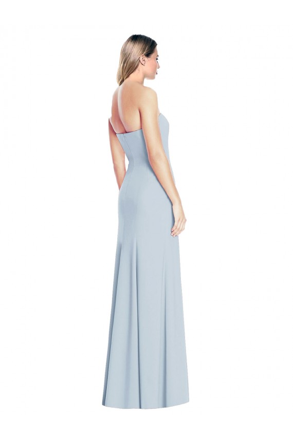 Discount Sleeveless Light Sky Blue Low Back Trumpet Sweetheart Prom Dress Canada