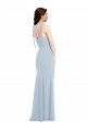 Discount Sleeveless Light Sky Blue Low Back Trumpet Strapless Prom Dress Canada