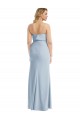 Discount Sleeveless Light Sky Blue Low Back Trumpet Strapless Stretch Crepe Prom Dress Canada