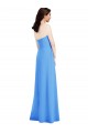 Discount Sleeveless Peacock Blue Low Back Trumpet Strapless Prom Dress Canada