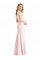 Discount Sleeveless Pink Trumpet Off the Shoulder Prom Dress Canada