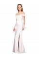 Discount Sleeveless White Mermaid Off the Shoulder Prom Dress Canada