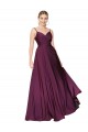 Discount Sleeveless Wild Berry V-Back A-Line Spaghetti Straps Prom Dress Canada